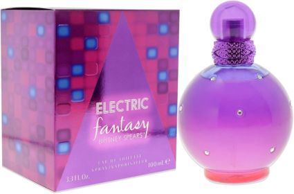 BRITNEY SPEARS ELECTRIC FANTASY 3.3 EAU DE TOILETTE SPRAY FOR WOMEN.