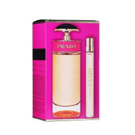 PRADA CANDY 2 PCS SET FOR WOMEN: 2.7 EAU DE PARFUM SPRAY + 0.34 EAU DE PARFUM SPRAY