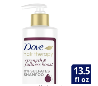 Dove Thickening Shampoo;  Strength & Fullness Boost Sulfate-Free for Thin;  Fine Hair;  13.5 oz