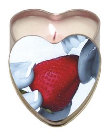 Edible Heart Candle - Strawberry (SKU: TCN-8281-50)